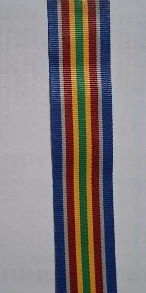 SAPS Ten Year Commemoration Medal Full Size Ribbon