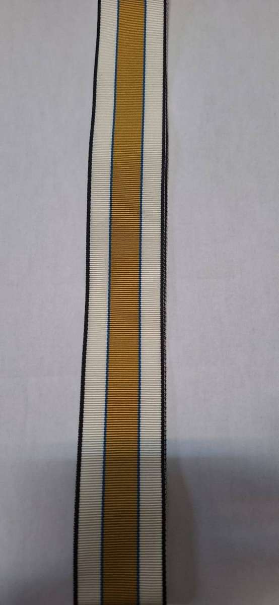 Star for Merit (1st Type) Railway Police Medal Full Size Ribbon