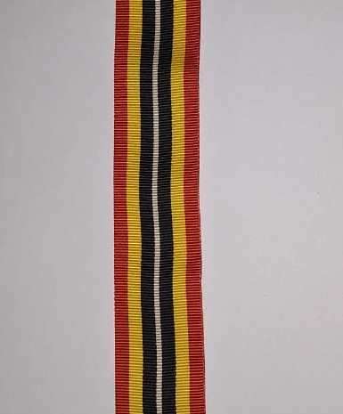 Southern Africa Medal Ribbon Full size 6" (150mm)