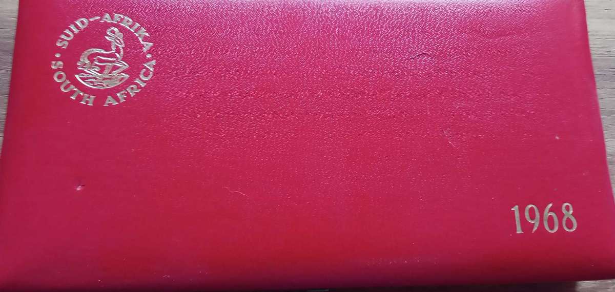 SOUTH AFRICA.PROOF SET 1968 silver r1 no gold