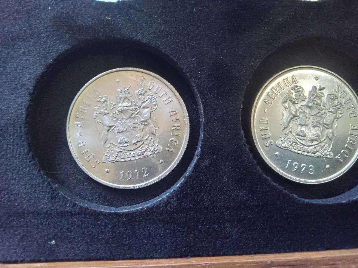 Great set of South African R1 from 1966 to 1976