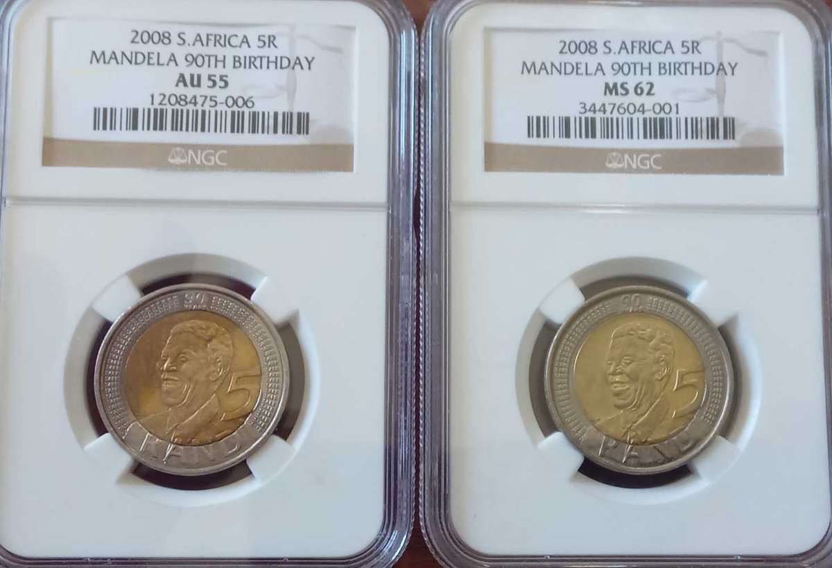 Nelson Mandela 90th Birthday coins