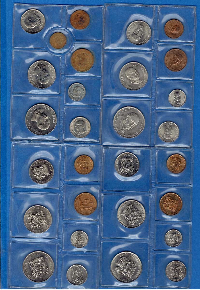 SOUTH AFRICAN MINT PACKS 1979,1982,1983,1984