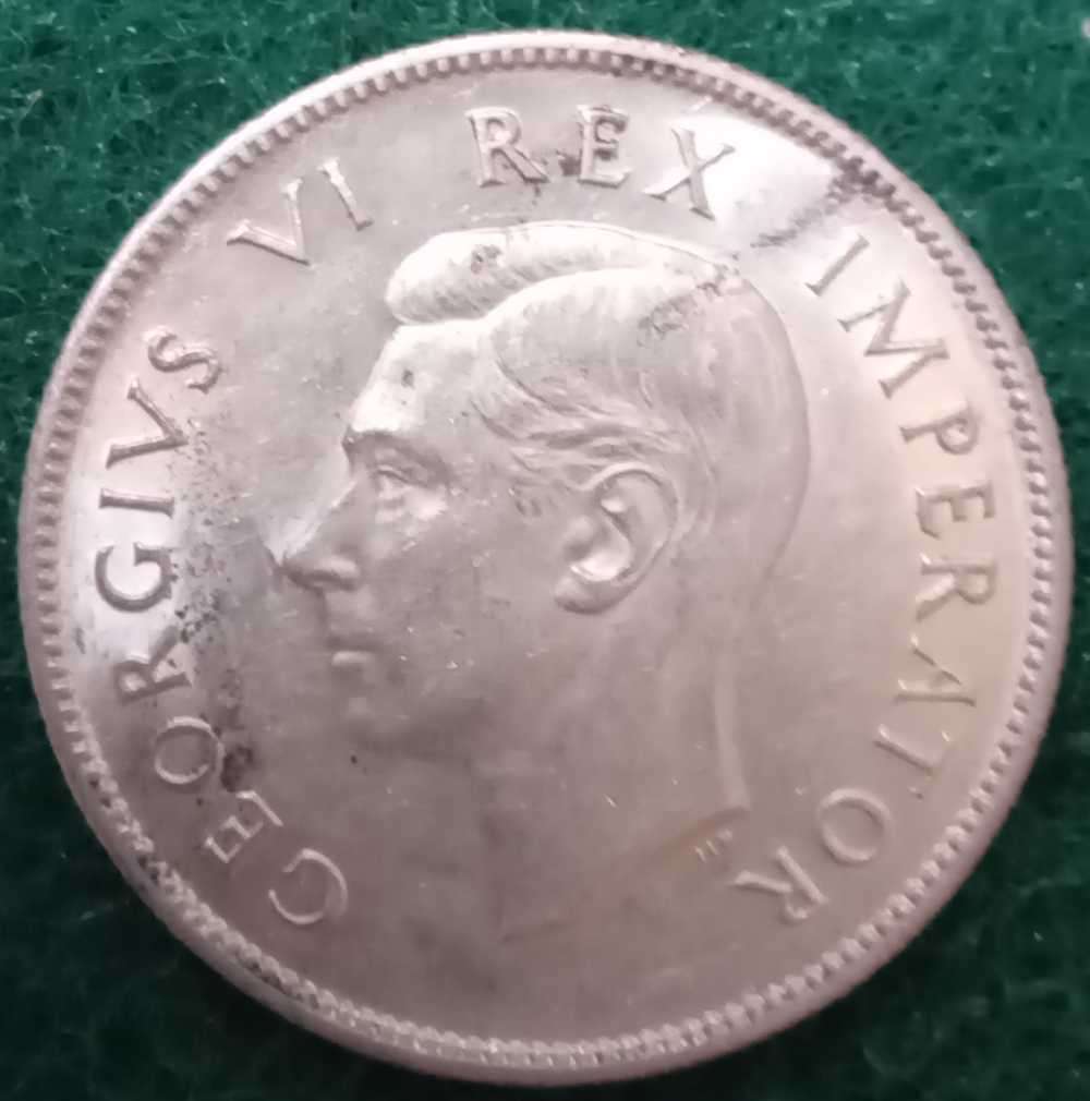 South African 1939 union 2 shillings