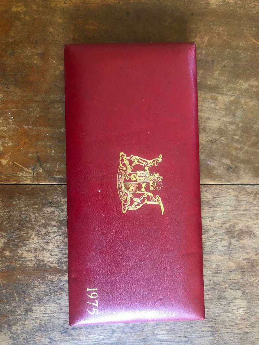 South african proof set 1975 with silver R1 no gold