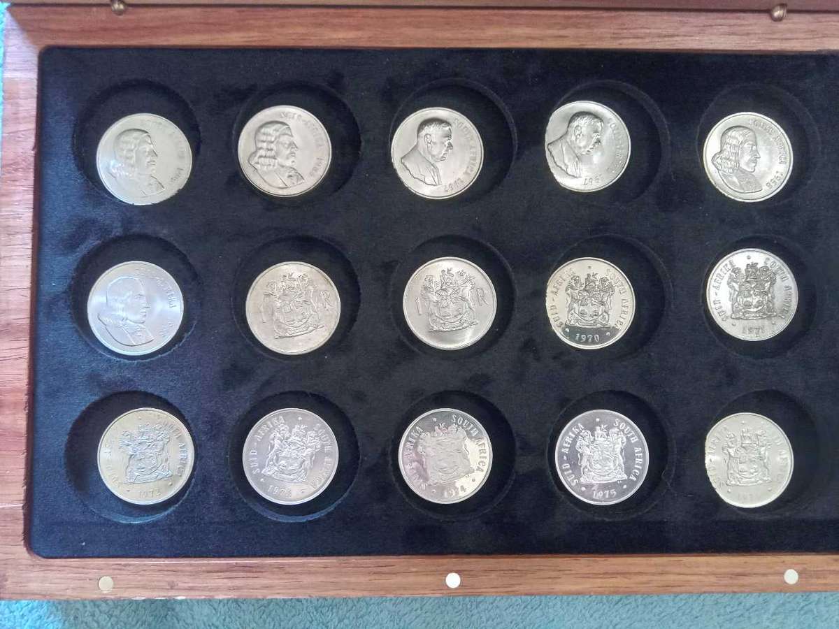 Great set of South African R1 from 1966 to 1976