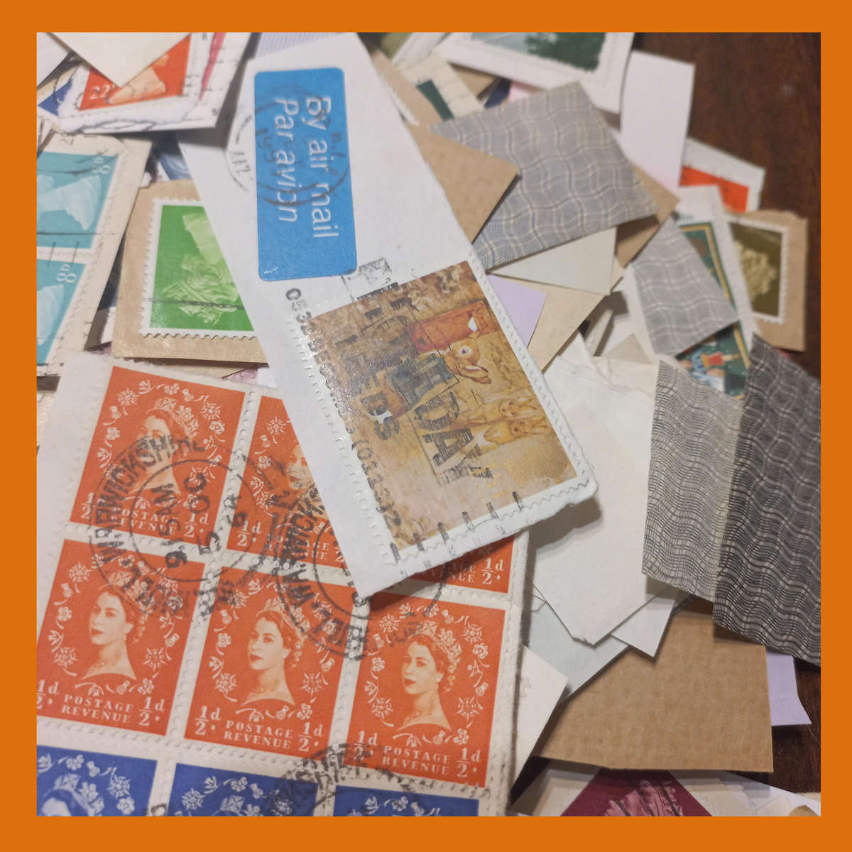 World Kiloware on Paper  400g Mix Strong in GB (Includes Machins) Scandinavia and Germany