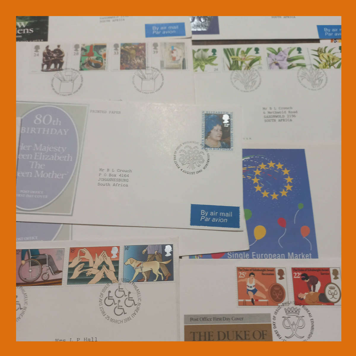 Great Britain First Day Covers 75 Plus Mainly 1980s Addressed Selection