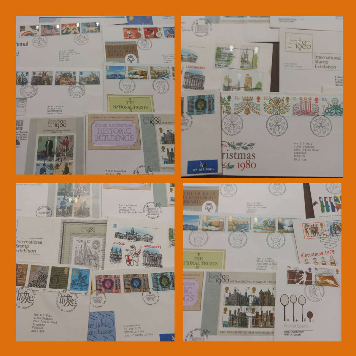 Great Britain First Day Covers 75 Plus Mainly 1980s Addressed Selection
