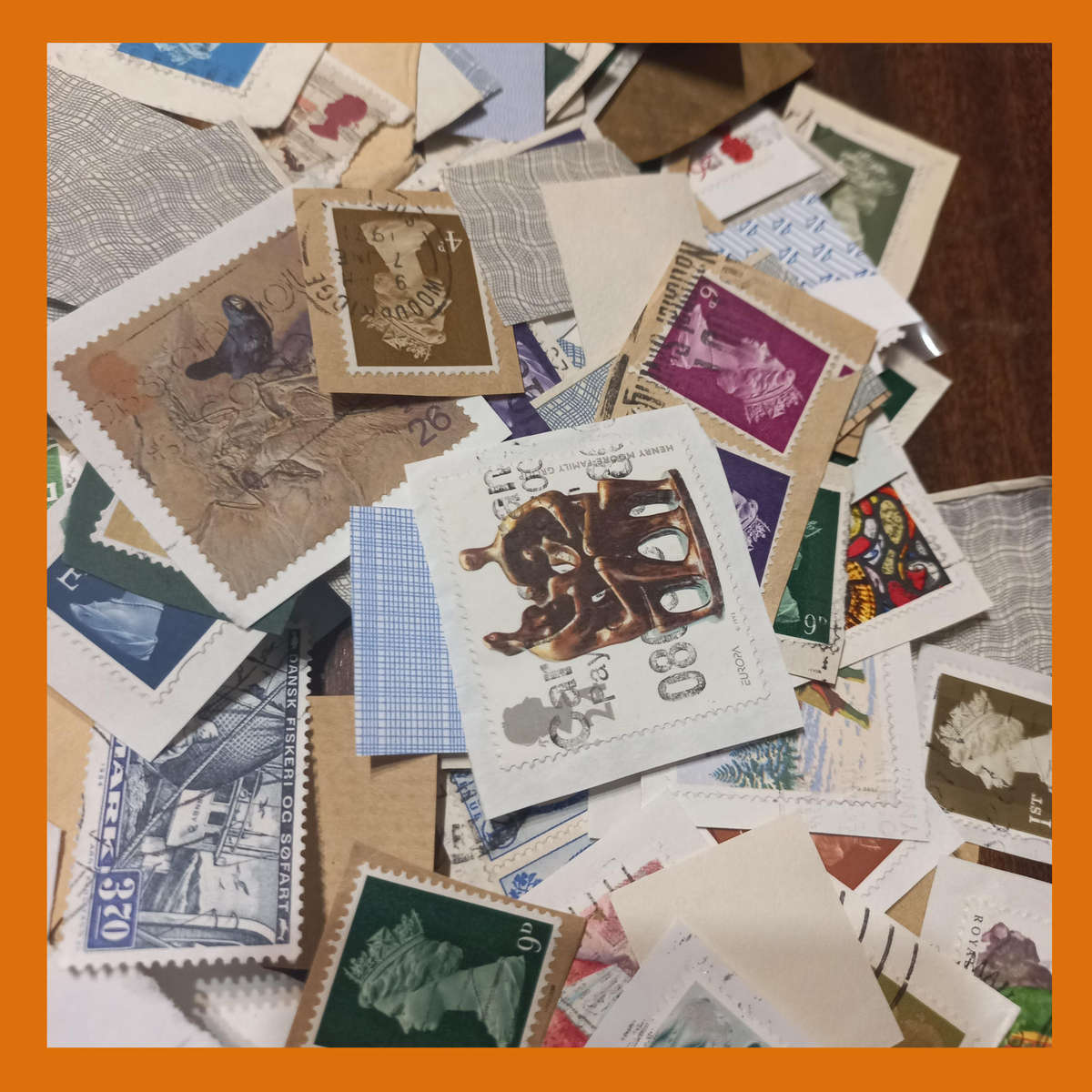 World Kiloware on Paper  400g Mix Strong in GB (Includes Machins) Scandinavia and Germany