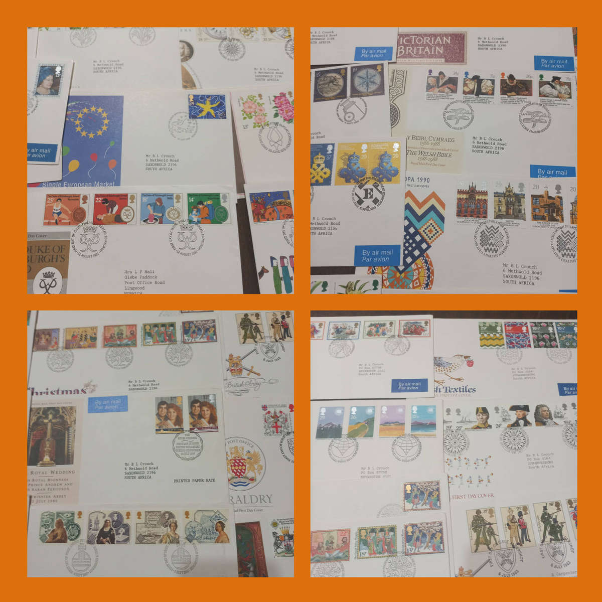 Great Britain First Day Covers 75 Plus Mainly 1980s Addressed Selection