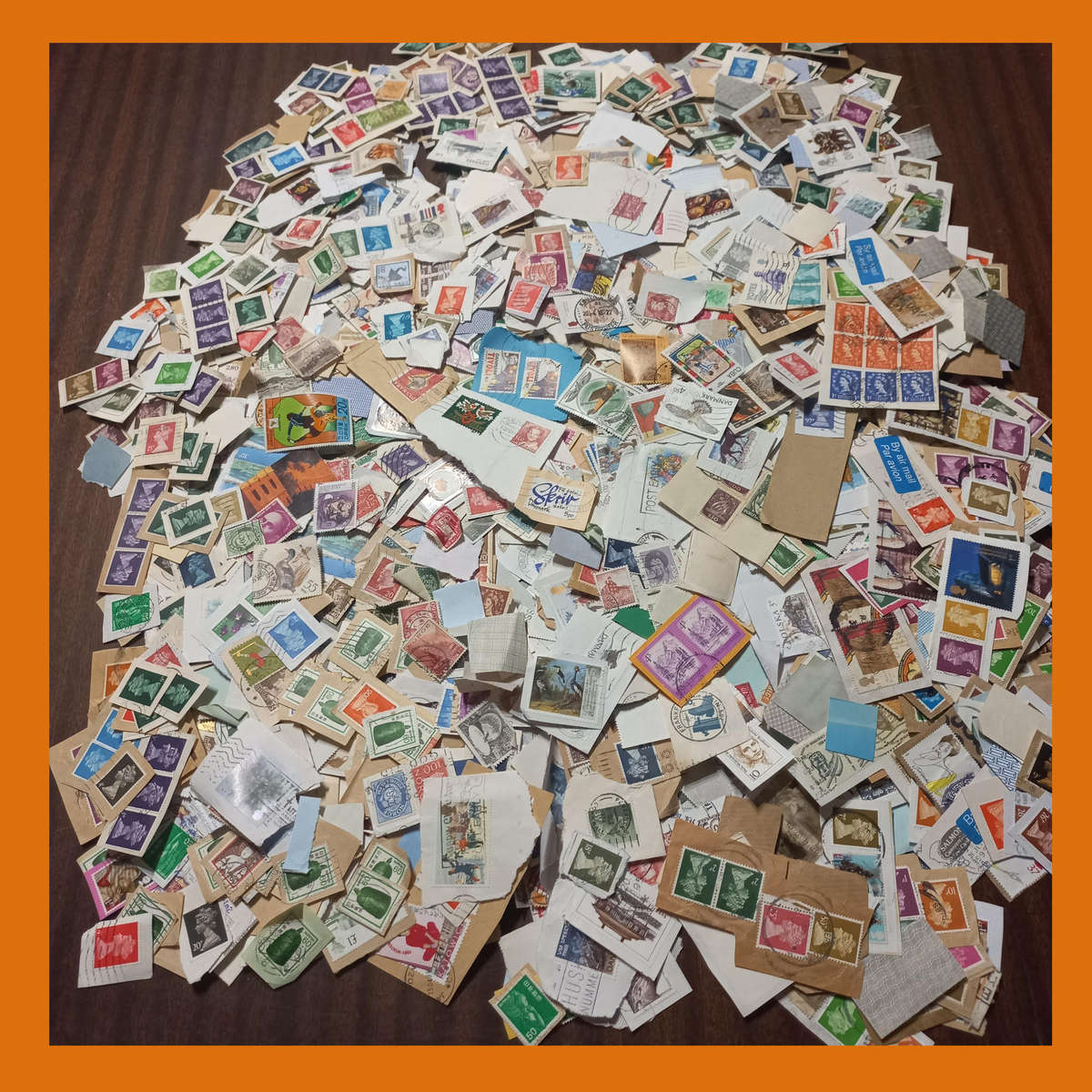 World Kiloware on Paper  400g Mix Strong in GB (Includes Machins) Scandinavia and Germany