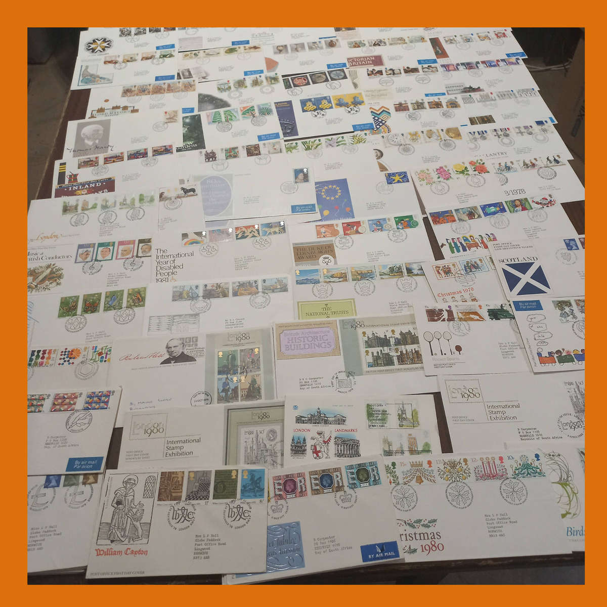 Great Britain First Day Covers 75 Plus Mainly 1980s Addressed Selection