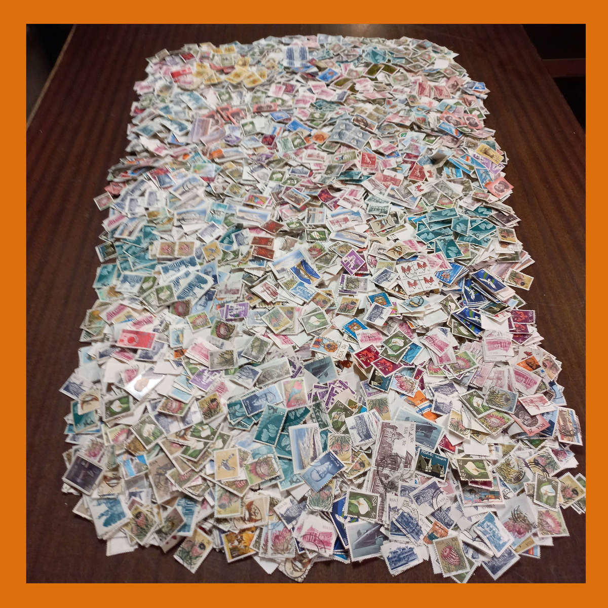 South Africa Off-Paper Kiloware  600g Mix from the 1970s and 1980s