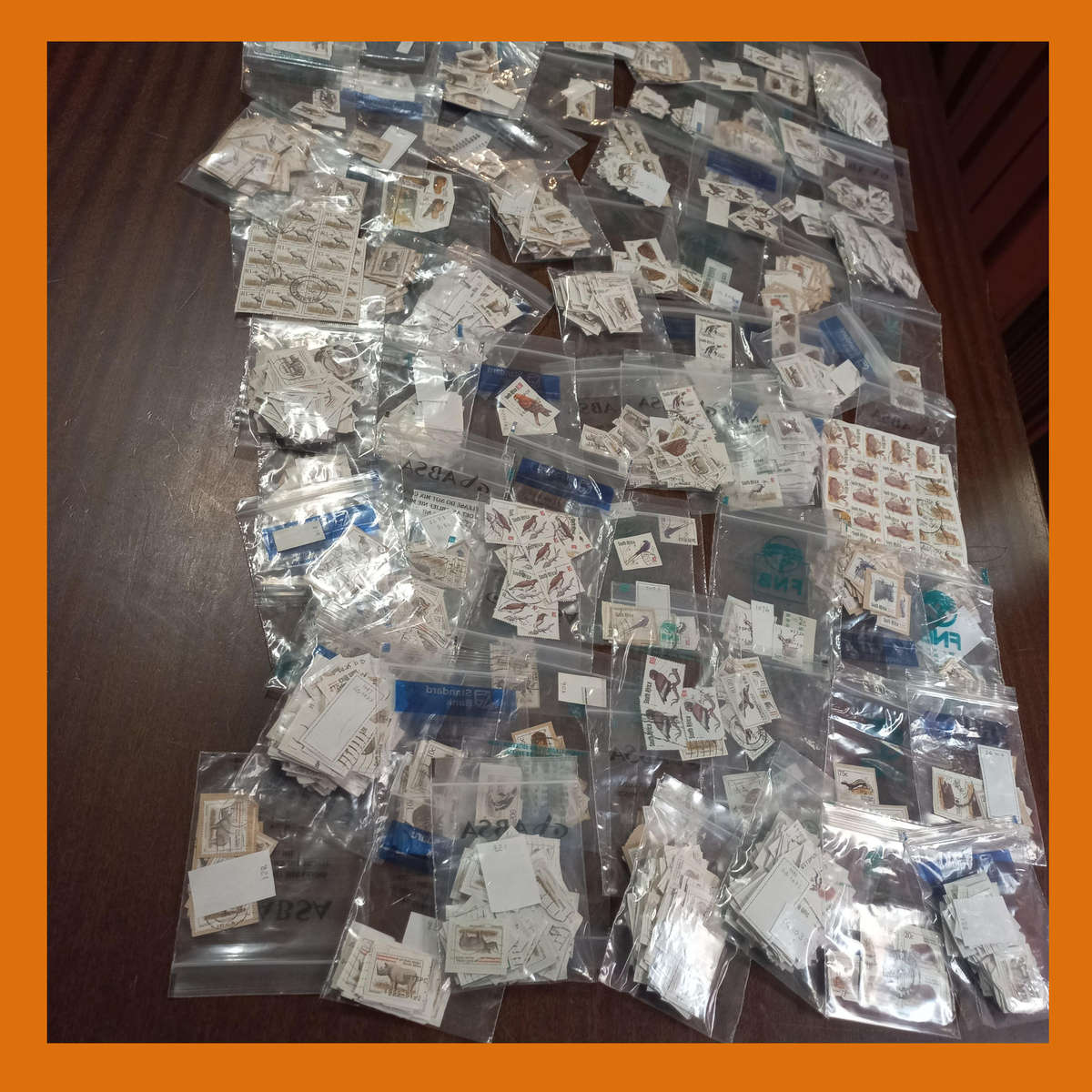 South Africa 6th Definitive Fauna Series  Sorted in Money Bags, 700g