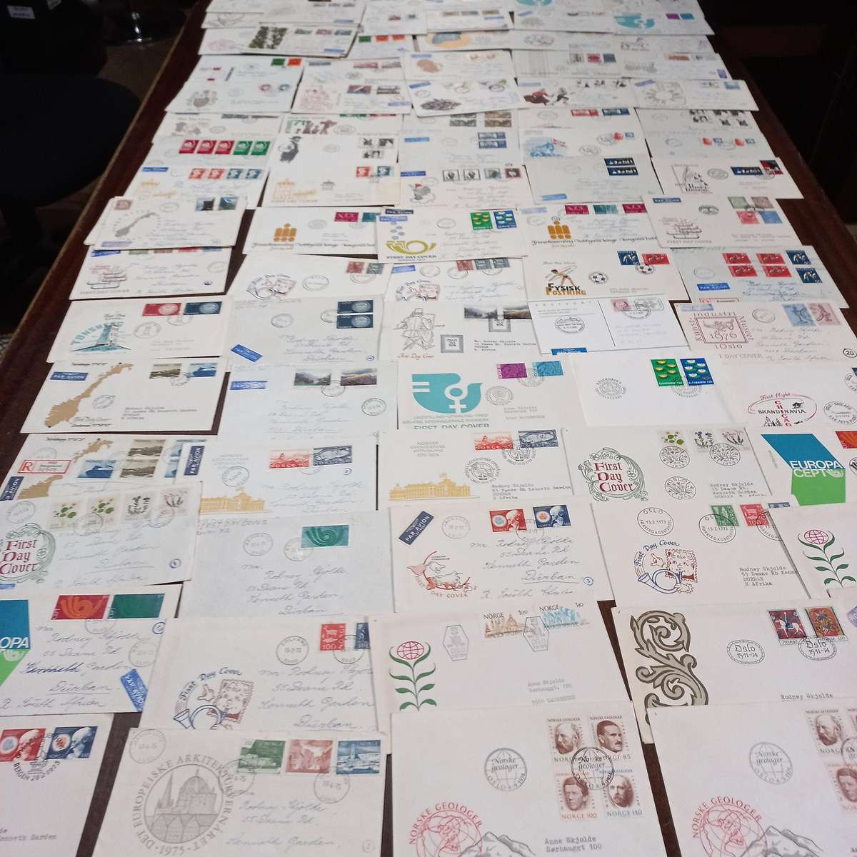 Over a Hundred Norway First Day Covers - Starting at R1