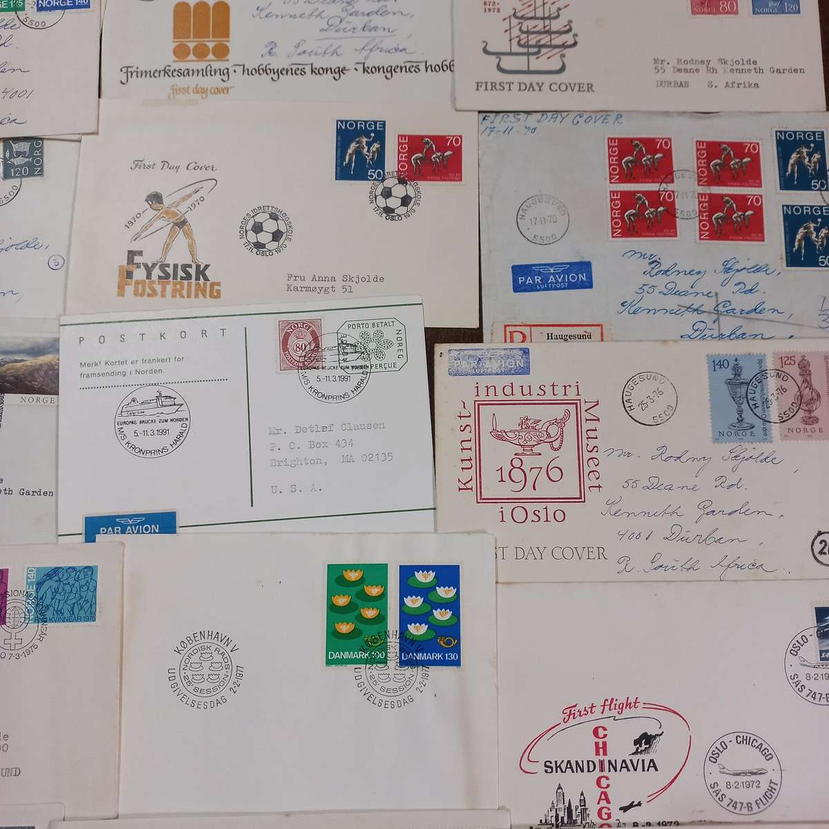 Over a Hundred Norway First Day Covers - Starting at R1