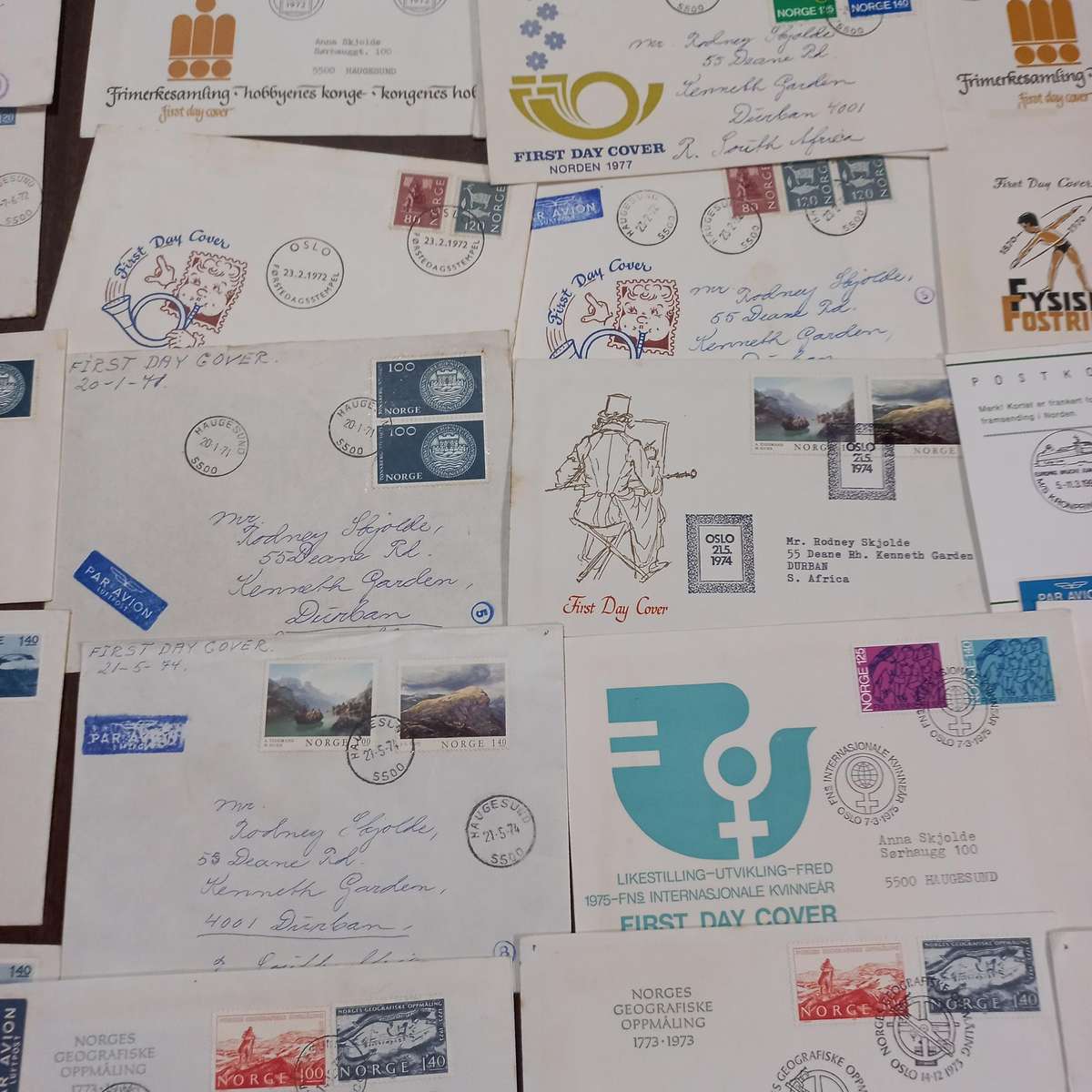 Over a Hundred Norway First Day Covers - Starting at R1