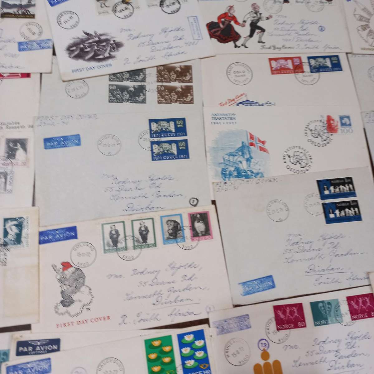 Over a Hundred Norway First Day Covers - Starting at R1