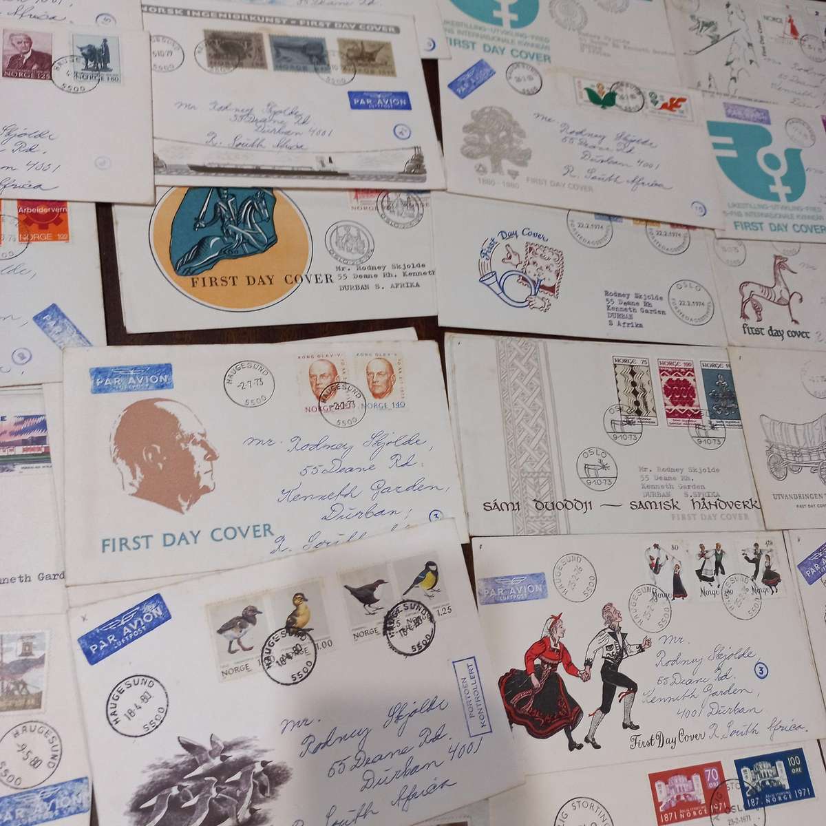 Over a Hundred Norway First Day Covers - Starting at R1