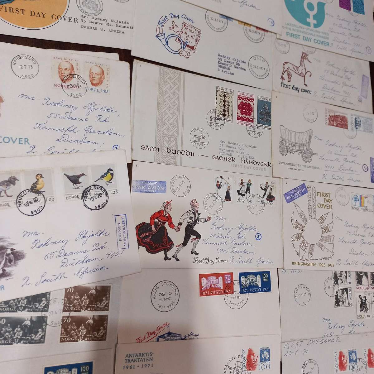 Over a Hundred Norway First Day Covers - Starting at R1