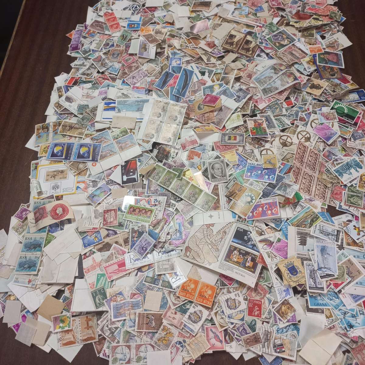 Huge lot of world stamps from various periods - Starting at R1