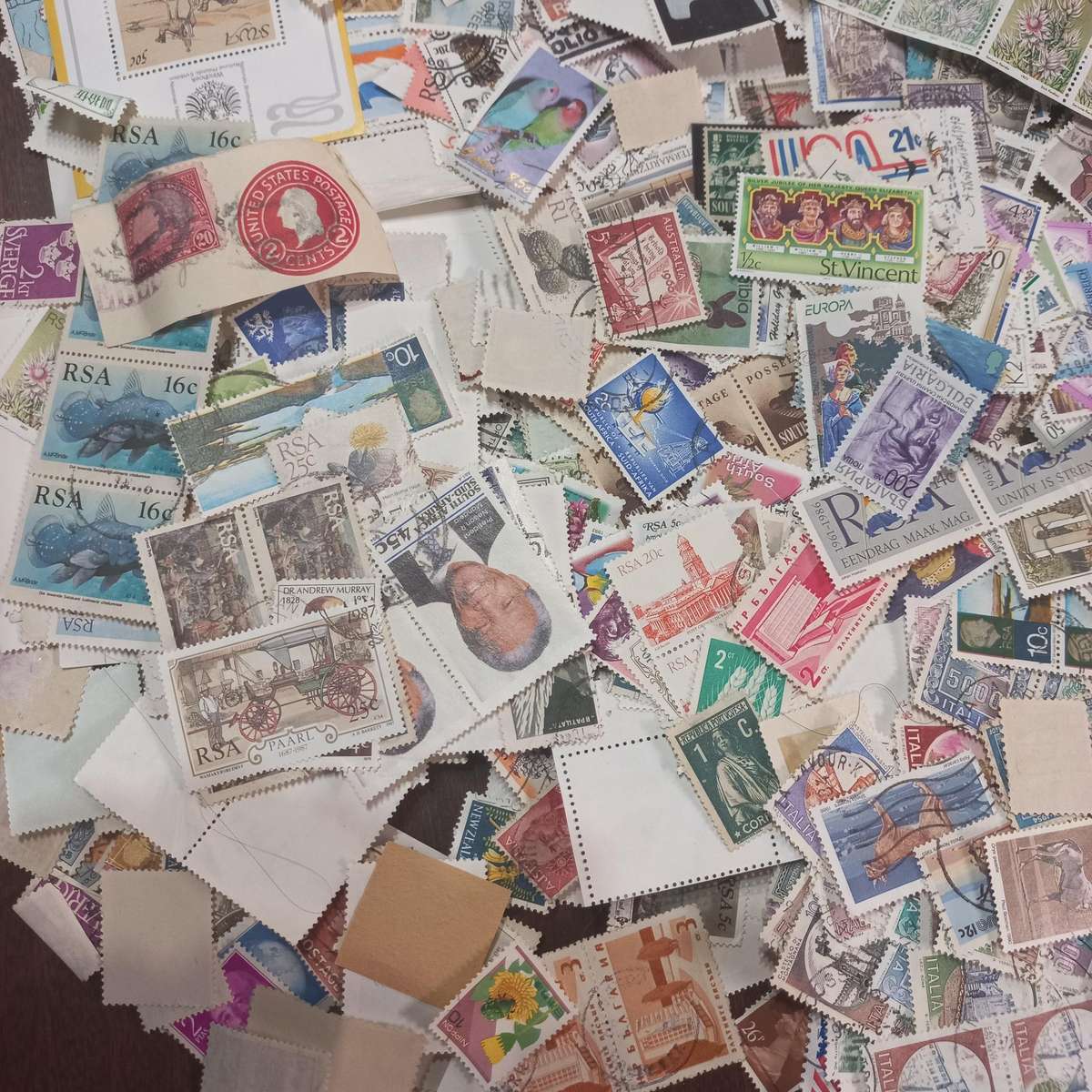 Huge lot of world stamps from various periods - Starting at R1