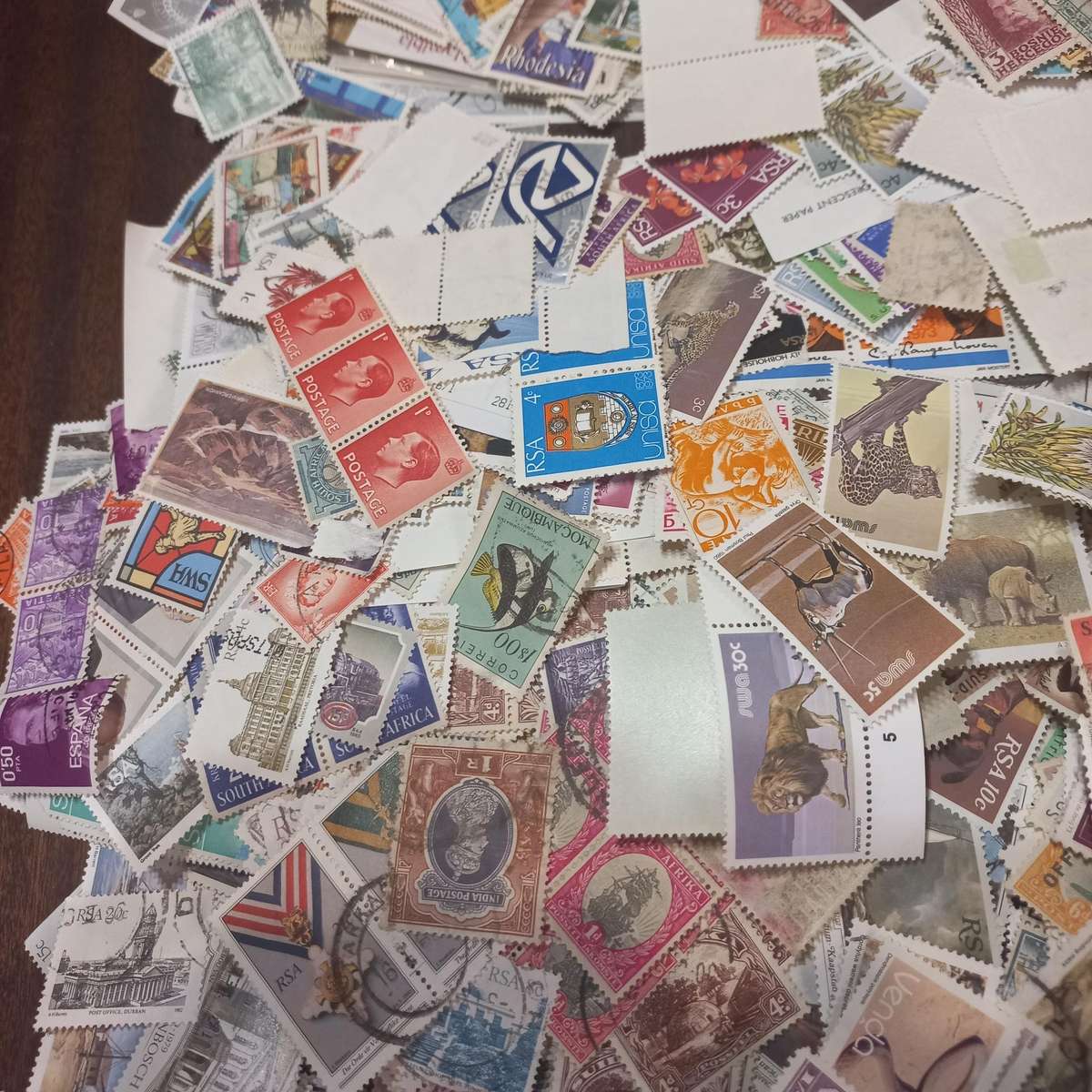 Huge lot of world stamps from various periods - Starting at R1