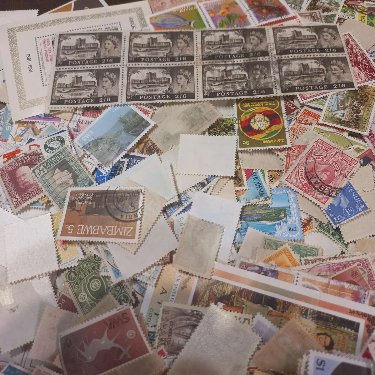Huge lot of world stamps from various periods - Starting at R1