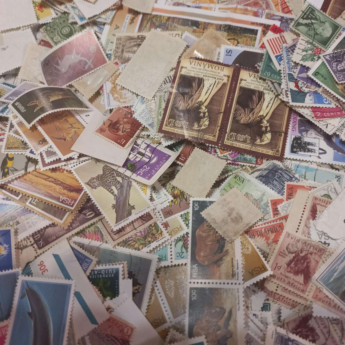 Huge lot of world stamps from various periods - Starting at R1