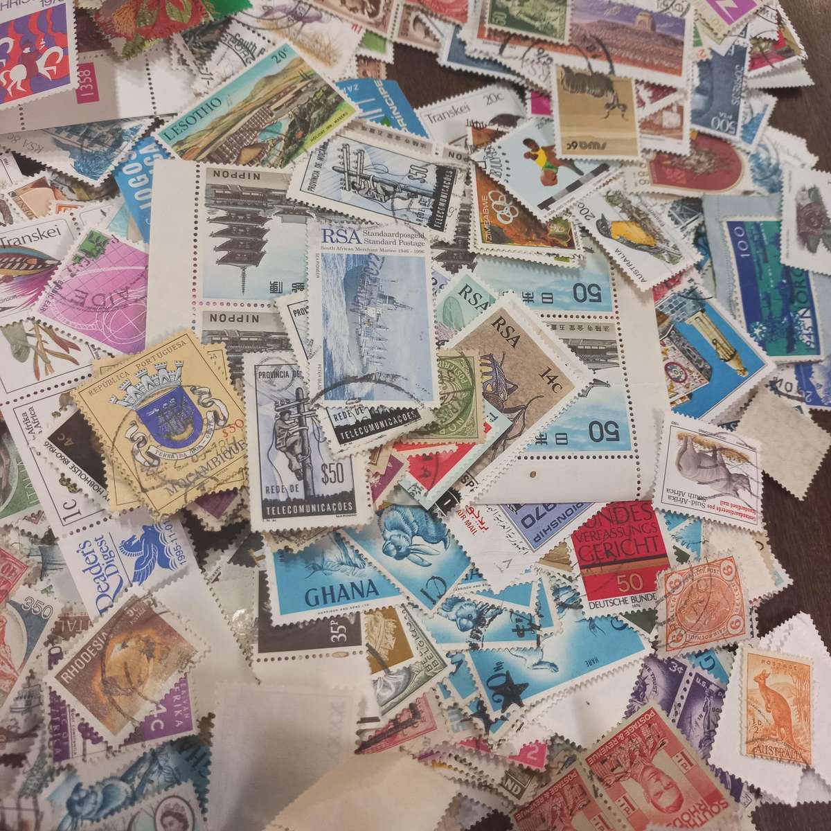 Huge lot of world stamps from various periods - Starting at R1