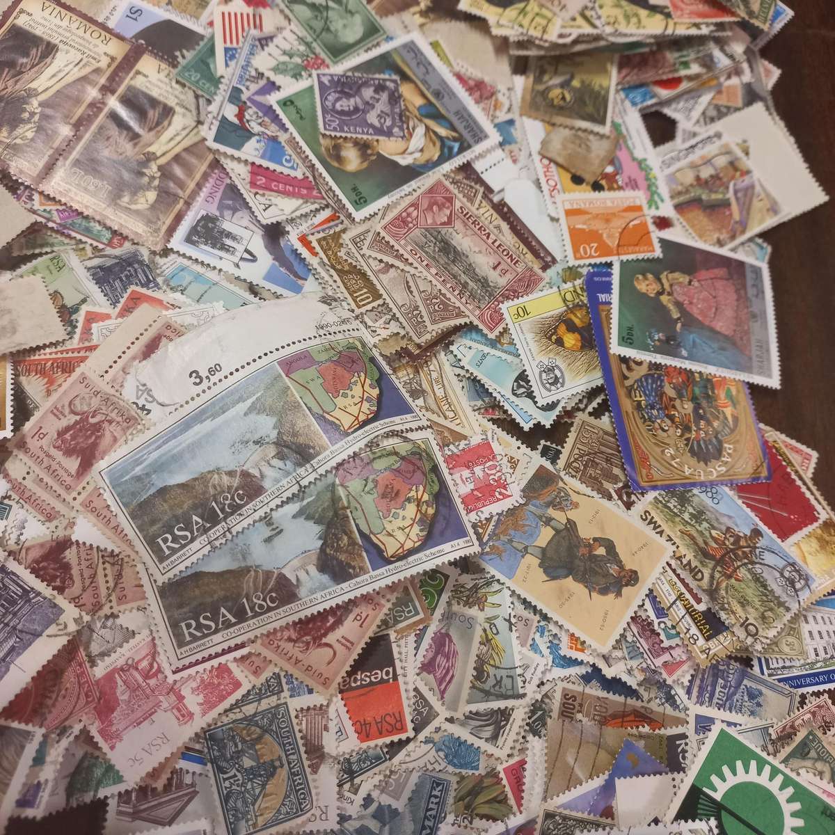 Huge lot of world stamps from various periods - Starting at R1