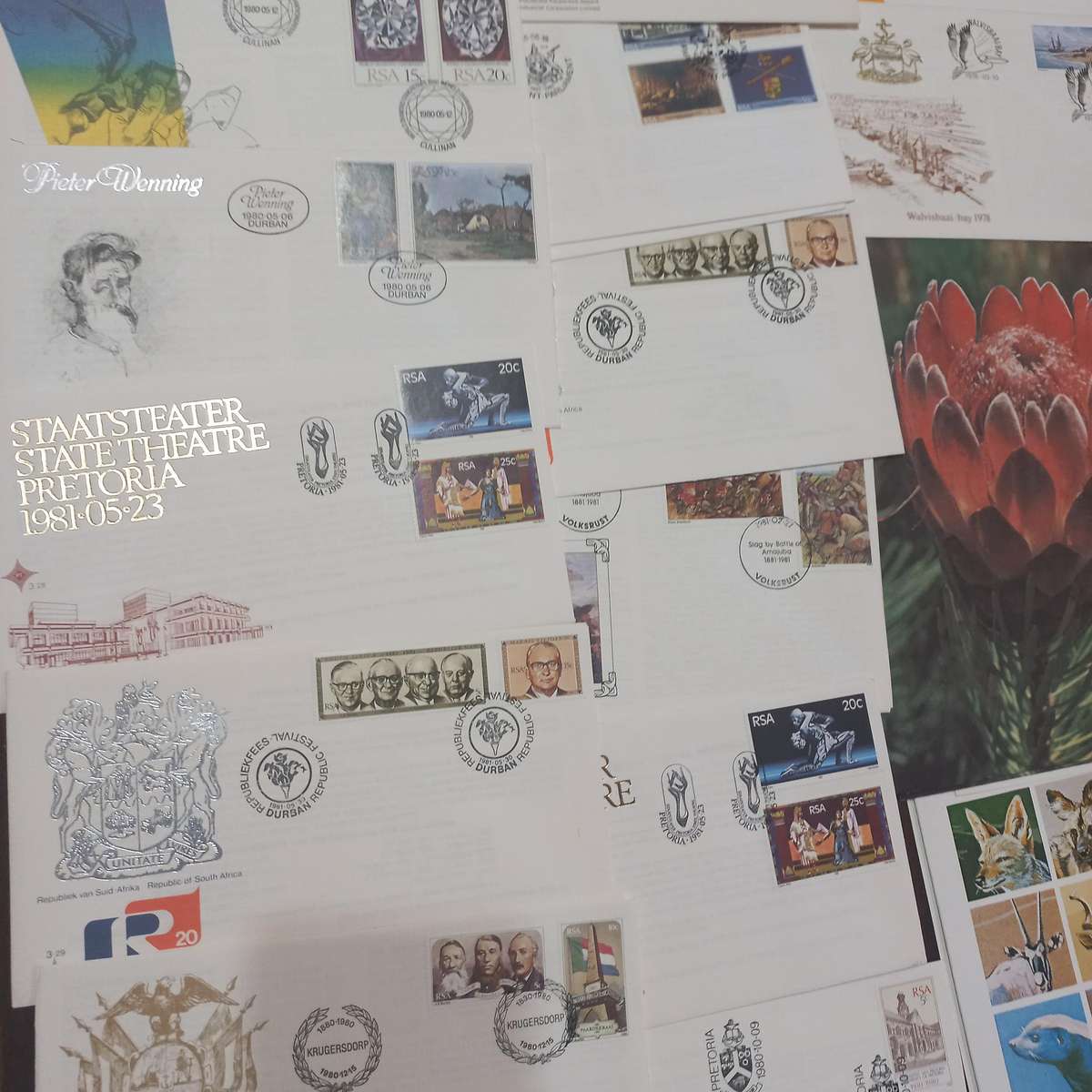 South African First Day Covers and Folders - Starting at R1