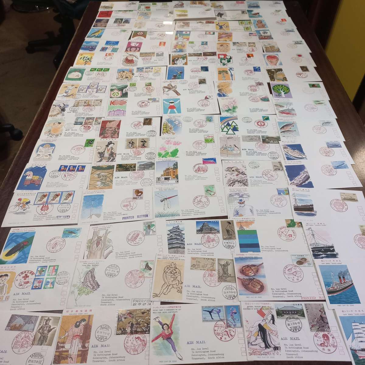 Japan - 100 Colourful and Thematic First Day Covers - Starting at R1