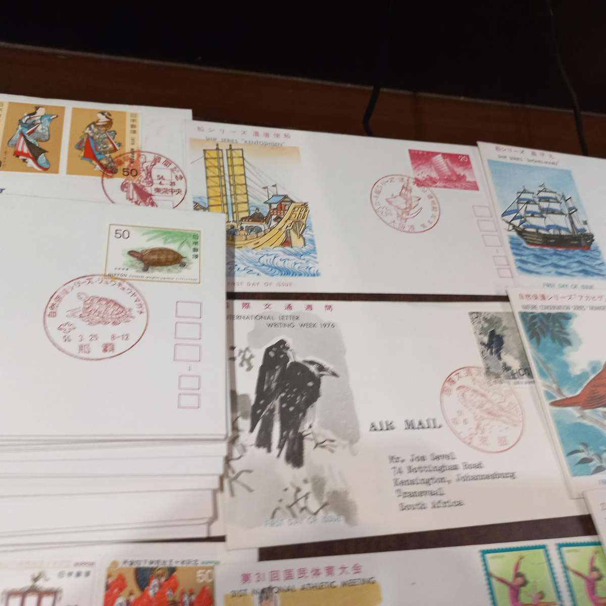 Japan - 100 Colourful and Thematic First Day Covers - Starting at R1