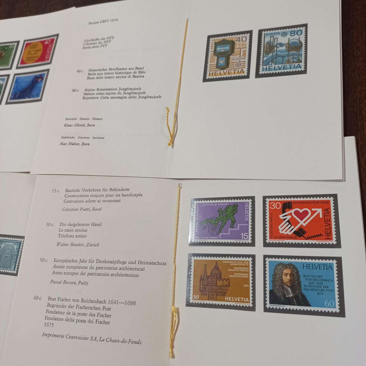 Switzerland Helvetia - 28 Mint sets from 1976 to 1978 in First Day Folders - Starting at R1