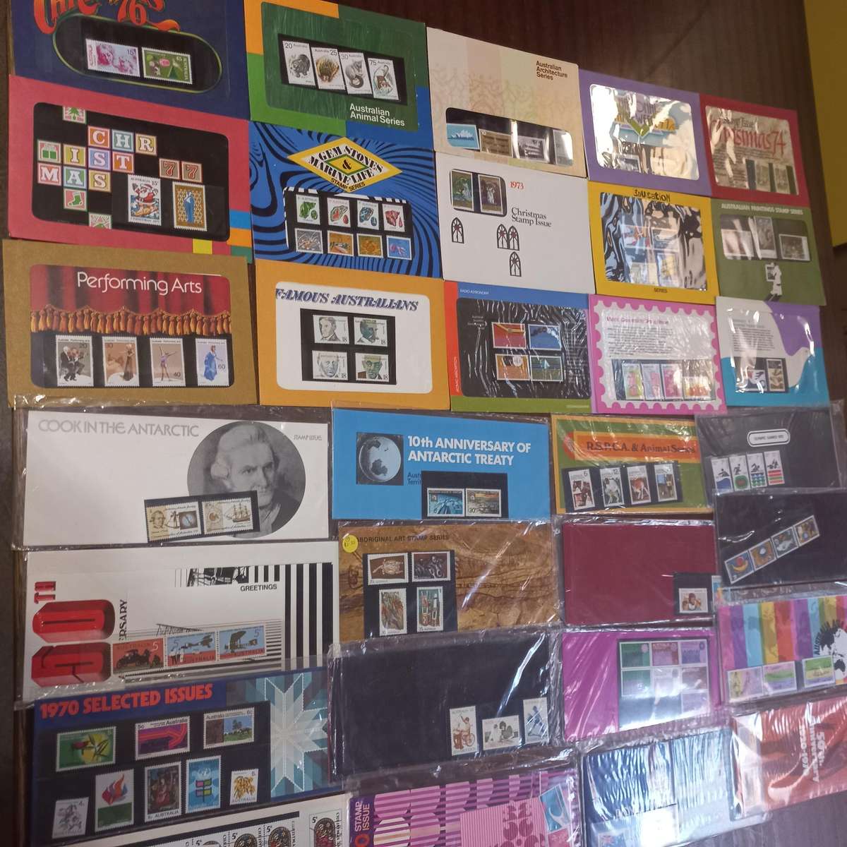 Australia - 30 Mint sets from the 1970's in First Day Folders - Starting at R1