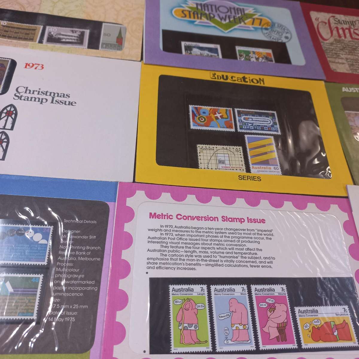 Australia - 30 Mint sets from the 1970's in First Day Folders - Starting at R1