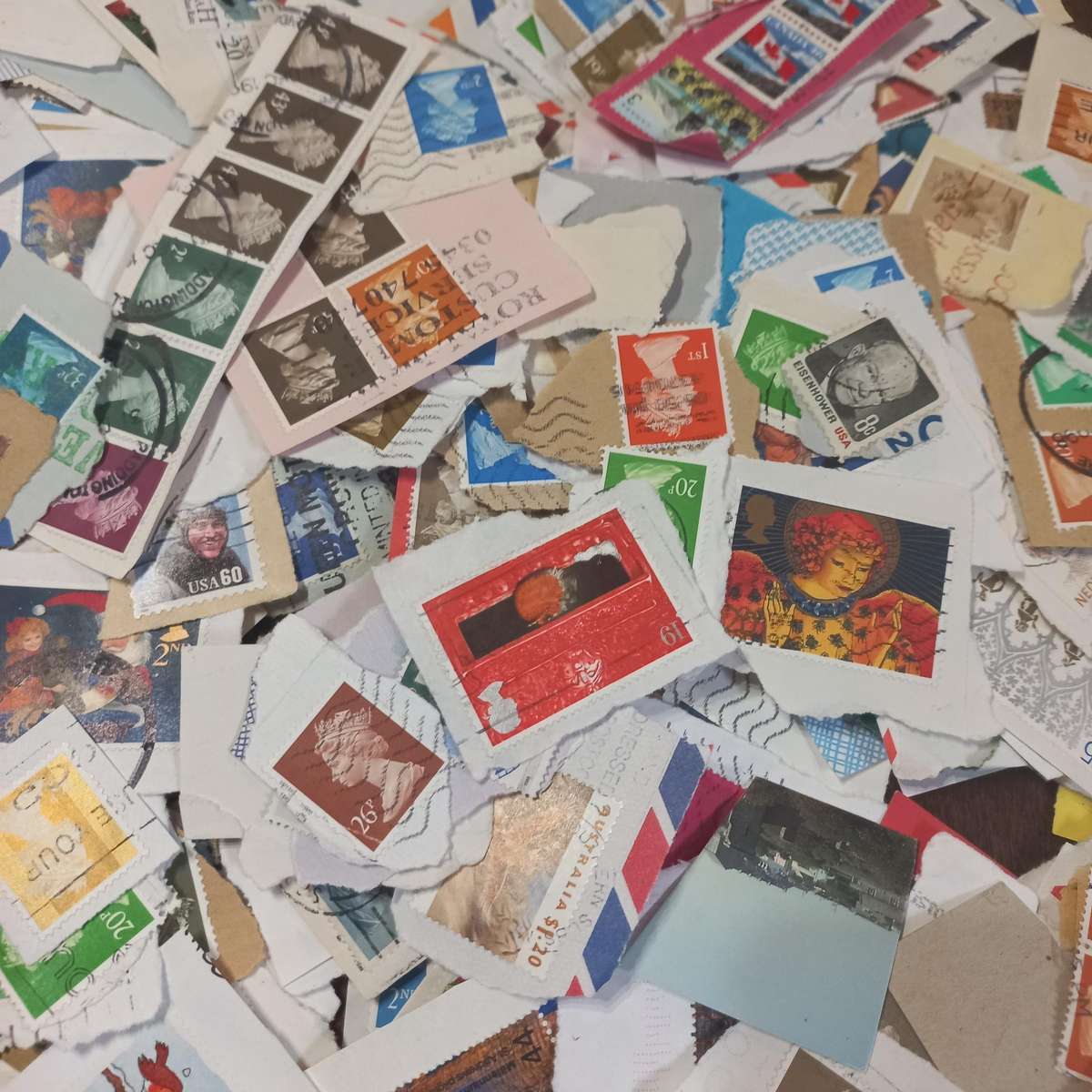 Great Britain on Piece - mainly modern - Queen Elizabeth era - Includes Machins - Starting at R1