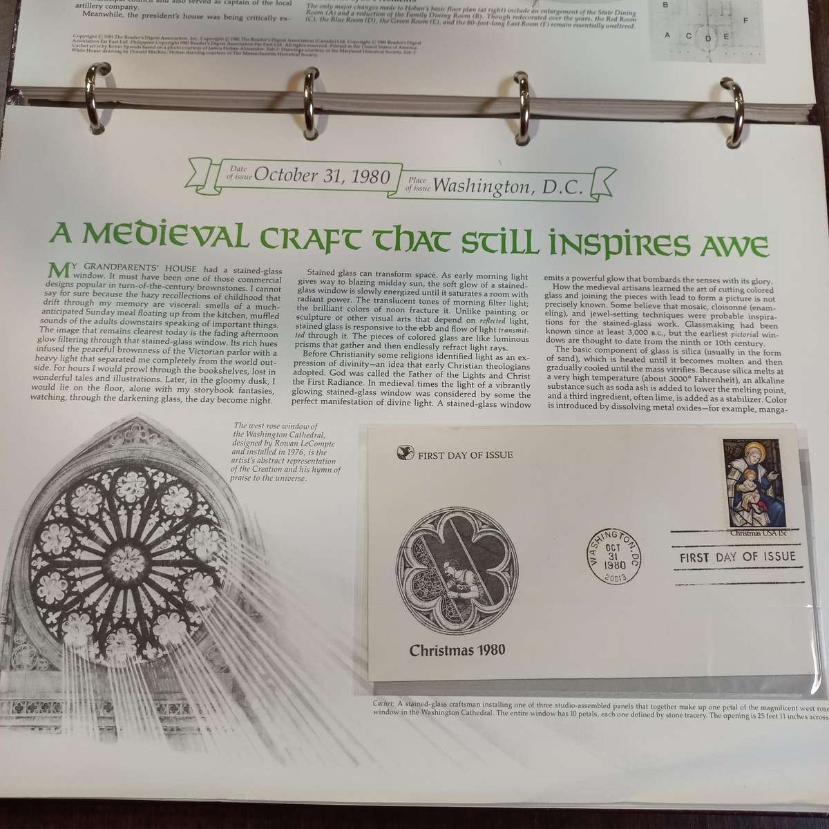 FOR PC4SOLUTION - United States Readers Digest FDC album of the 1970's