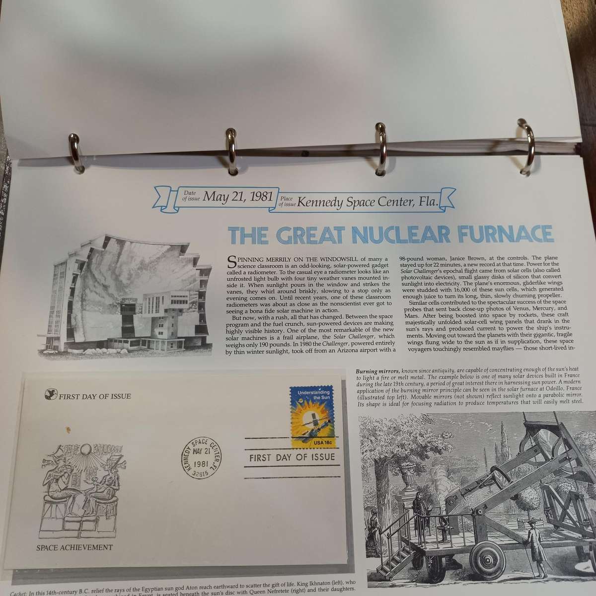 FOR PC4SOLUTION - United States Readers Digest FDC album of the 1970's