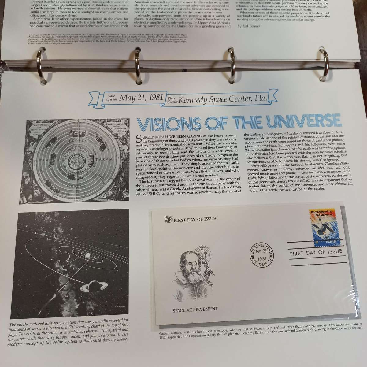 FOR PC4SOLUTION - United States Readers Digest FDC album of the 1970's