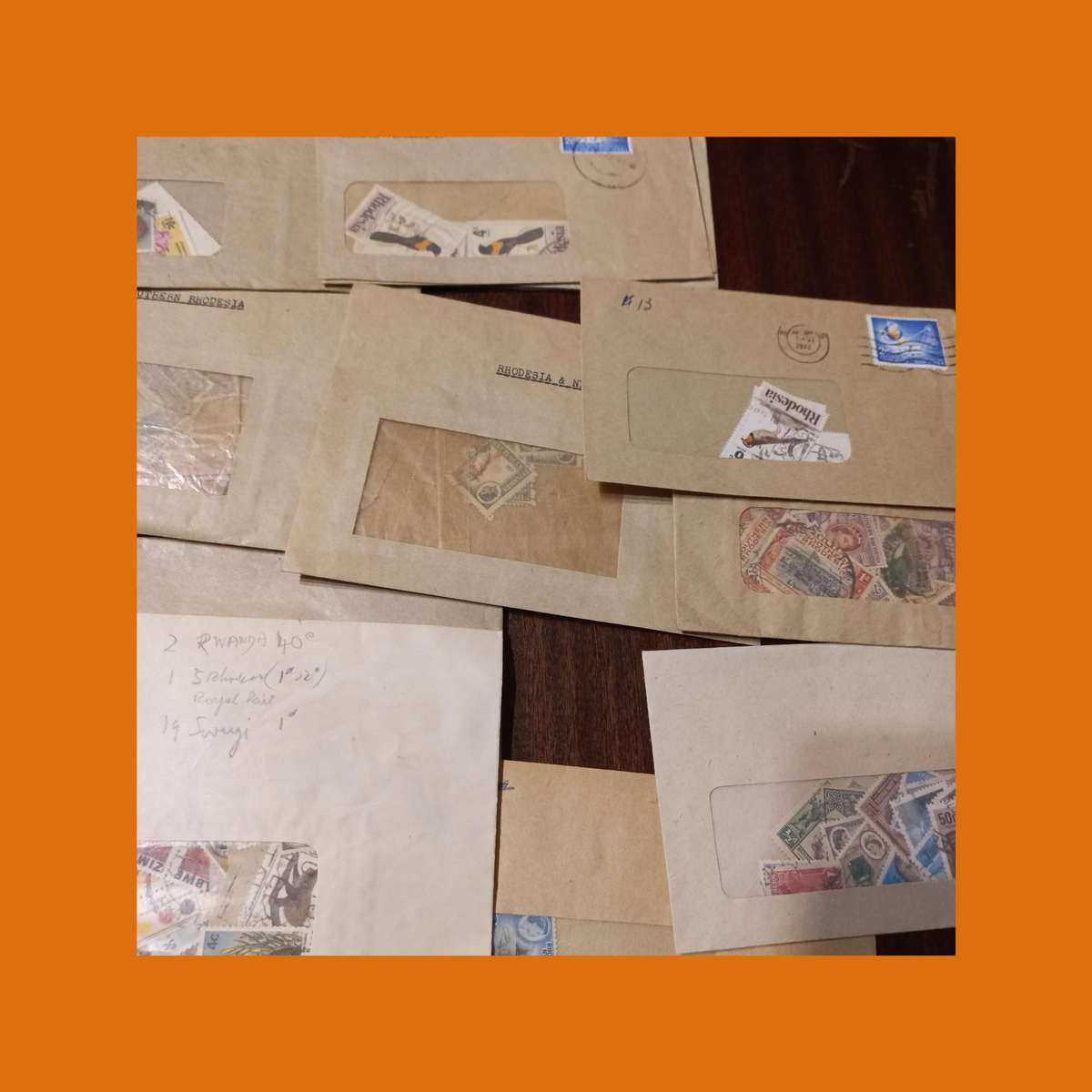 Rhodesia's  Envelope-Sorted Accumulation (Northern, Southern, Nyasaland & Rhodesia)
