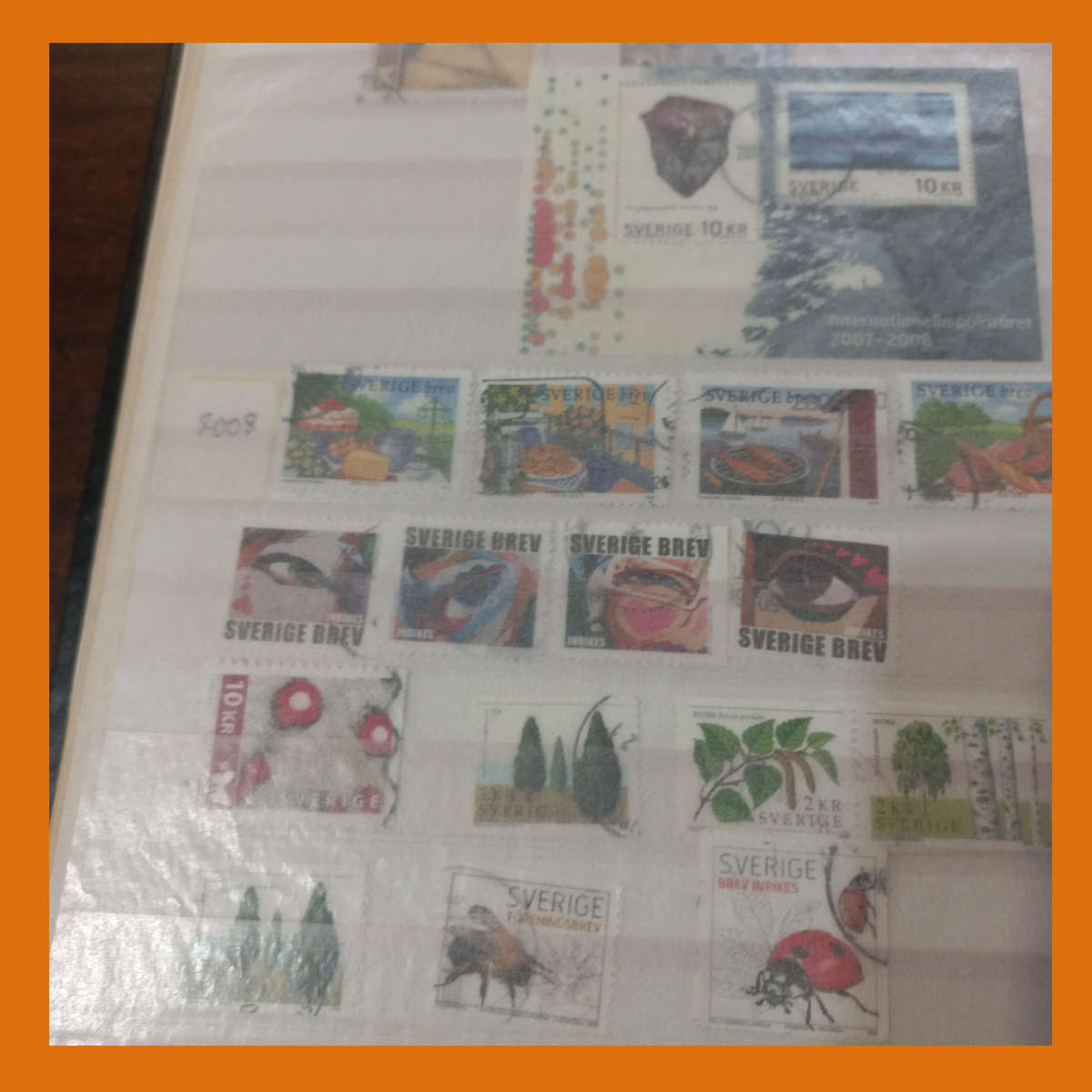 Sweden Imperial PRINZ 32 Page Stock Book  1972 to 2017