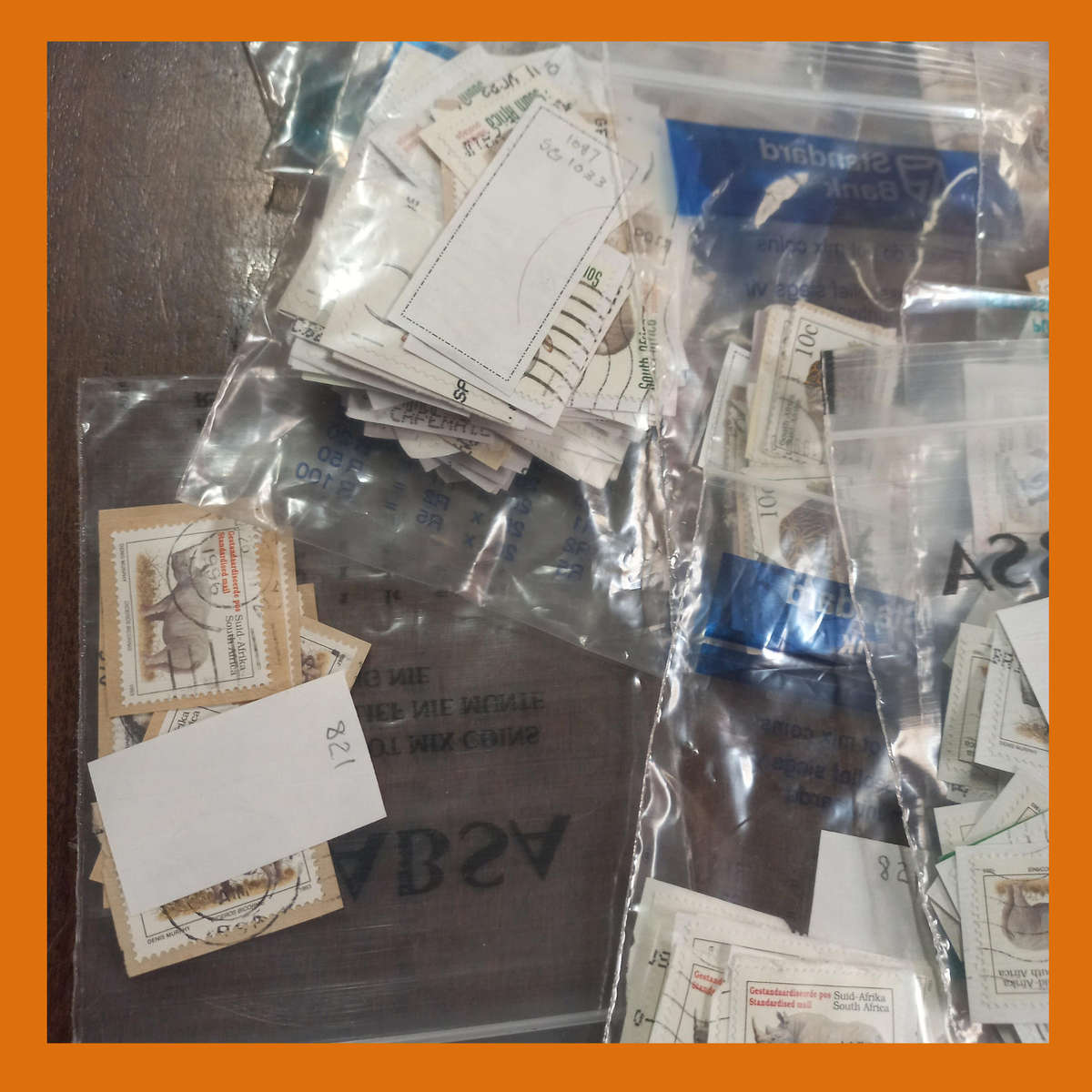 South Africa 6th Definitive Fauna Series  Sorted in Money Bags, 700g