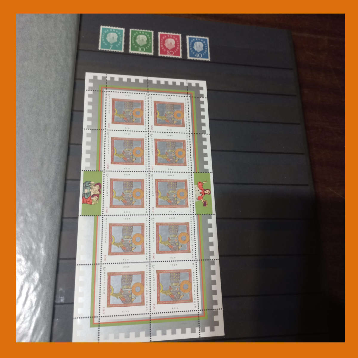 Germany Federal MINT 19902000 in Lighthouse Stock Book with Sixteen double sided Pages