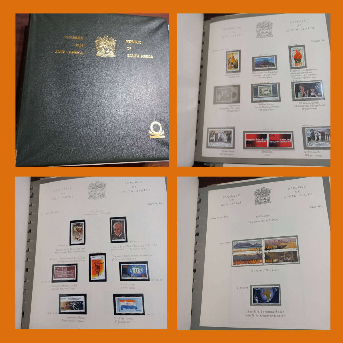 RSA 2 Pre-Printed Albums in Slip/Dust Covers (1961 to 1985, Incomplete)