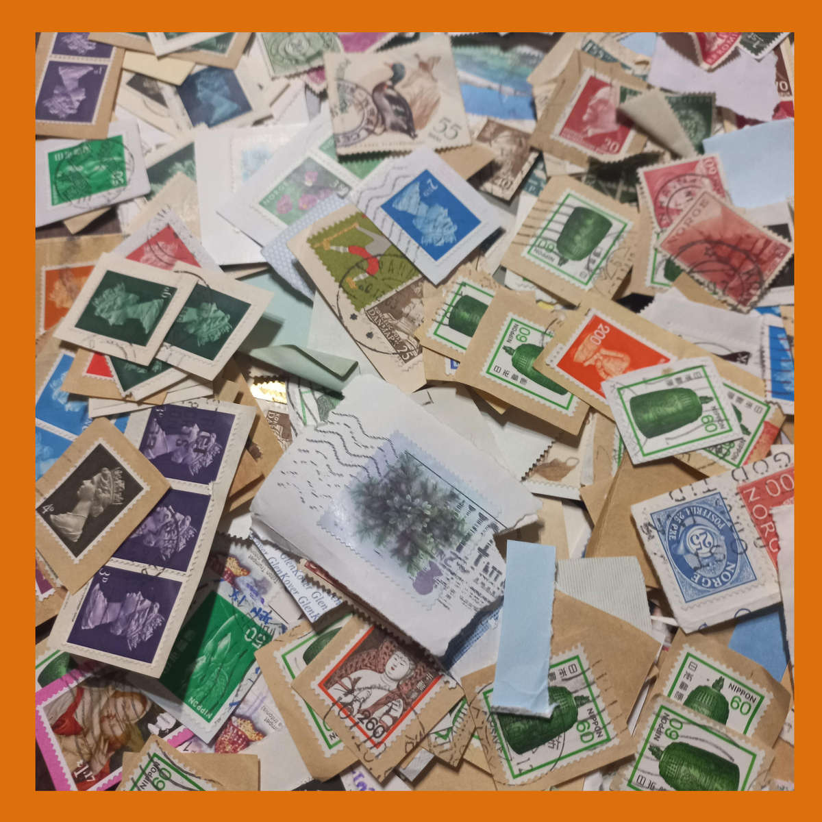 World Kiloware on Paper  400g Mix Strong in GB (Includes Machins) Scandinavia and Germany