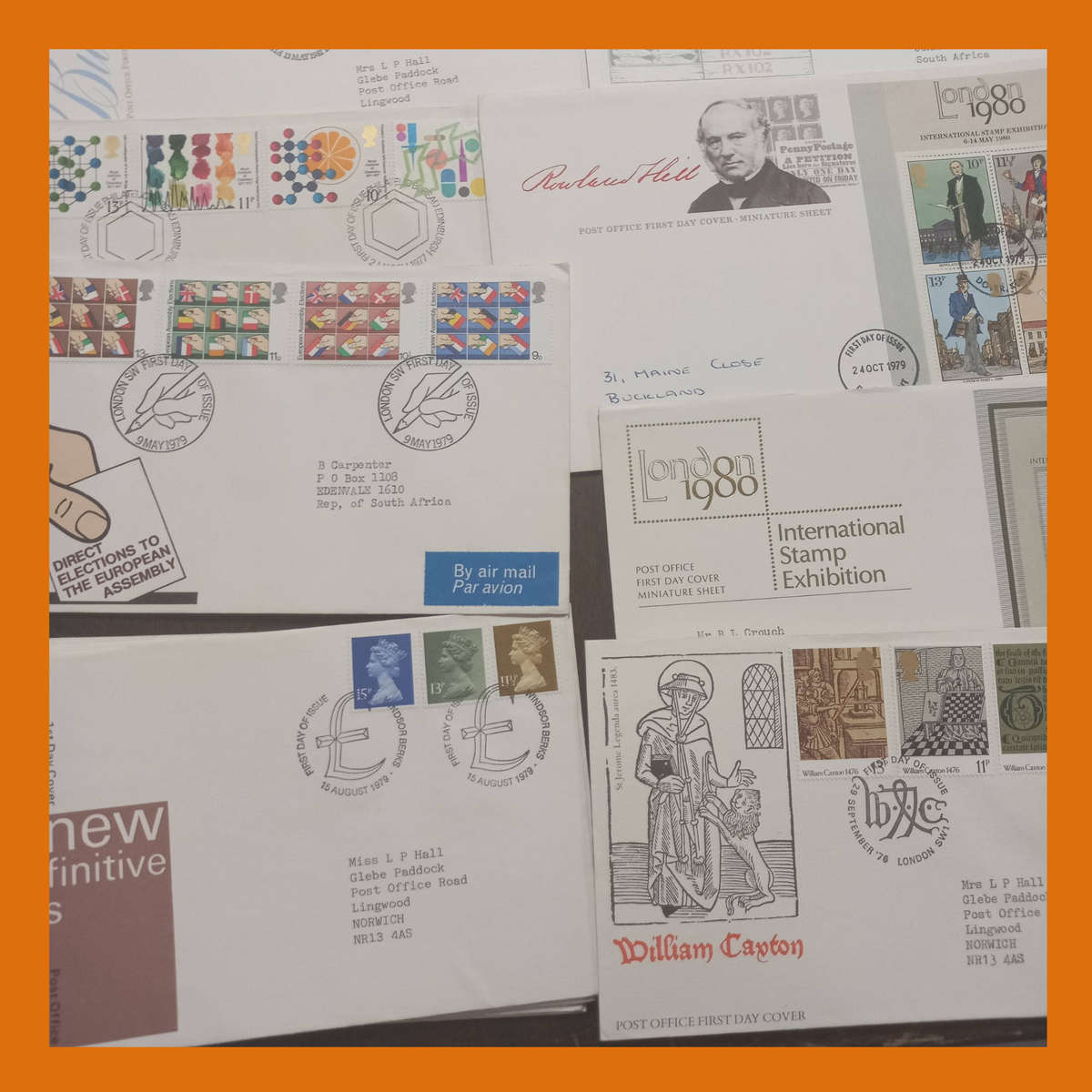 Great Britain First Day Covers 75 Plus Mainly 1980s Addressed Selection