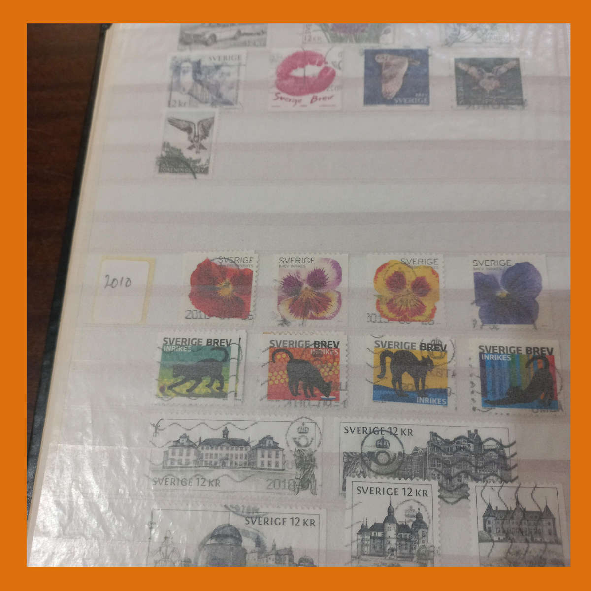 Sweden Imperial PRINZ 32 Page Stock Book  1972 to 2017